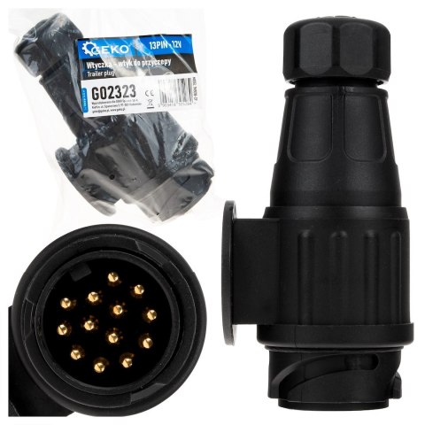 Wtyczka - wtyk do przyczepy 13PIN 12V GEKO