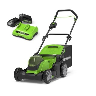 2x24V Kosiarka akumulatorowa 41cm G24X2LM41K2x zestaw ładowarka dual 2 aku 2Ah