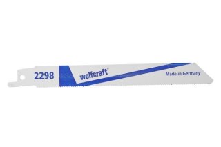 2 brzeszczoty szablaste Wolfcraft - 1 - 3 mm, dokładne, równe cięcia blachy, metale nieżelazne