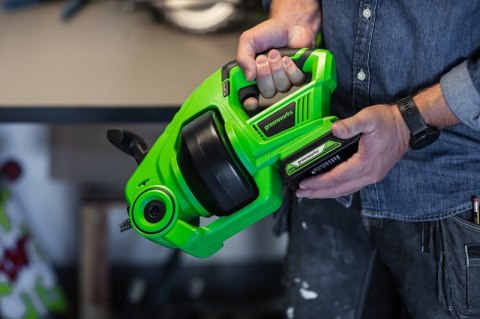 24V urządzenie do przepychania rur Greenworks G24DA