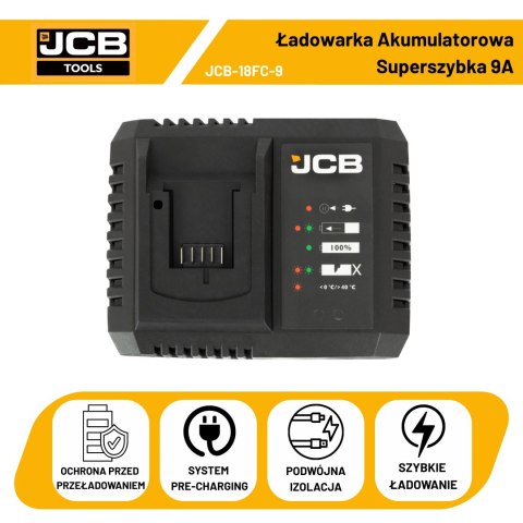 Ładowarka JCB 18FC-9 18V 9A