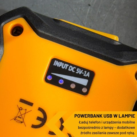 Latarka LED JCB WL-PALM 1000lm