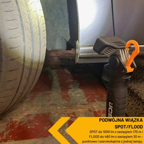 Latarka inspekcyjna LED JCB WL-TWIN-INSPECTOR 1000lm