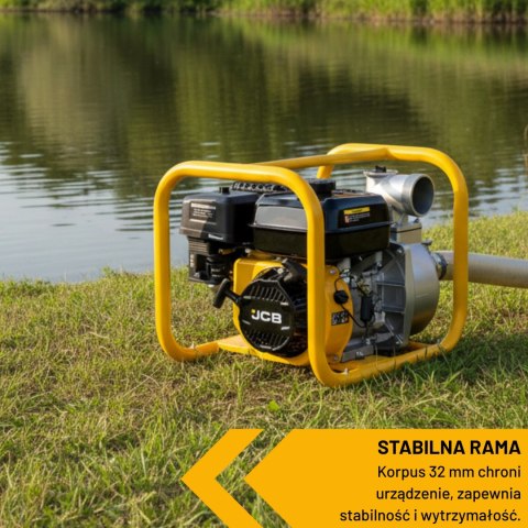 Motopompa spalinowa JCB WP80P24 80mm 7,5KM zestaw (woda czysta)