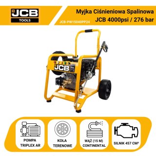 Myjka ciśnieniowa spalinowa JCB PW15040PP24 276bar