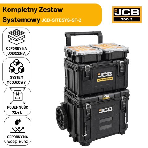Skrzynia narzędziowa modułowa JCB SITESYS-ST-2 (5 el.)
