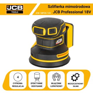 Szlifierka mimośrodowa JCB 18POS-125 18V 125mm
