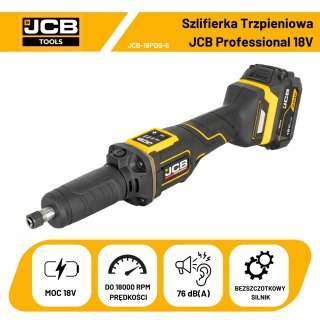 Szlifierka trzpieniowa JCB 18PDG-6 18V