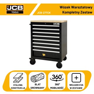 Wózek warsztatowy JCB 27TCK 27" 259 el.