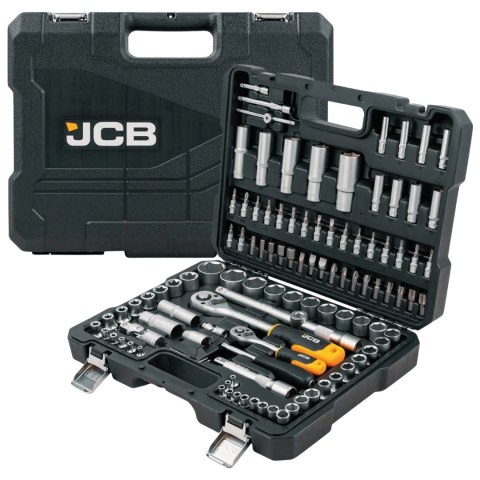 Zestaw kluczy nasadowych JCB 41082 108 el. 1/2" 1/4"