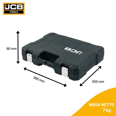 Zestaw kluczy nasadowych JCB 41082 108 el. 1/2" 1/4"