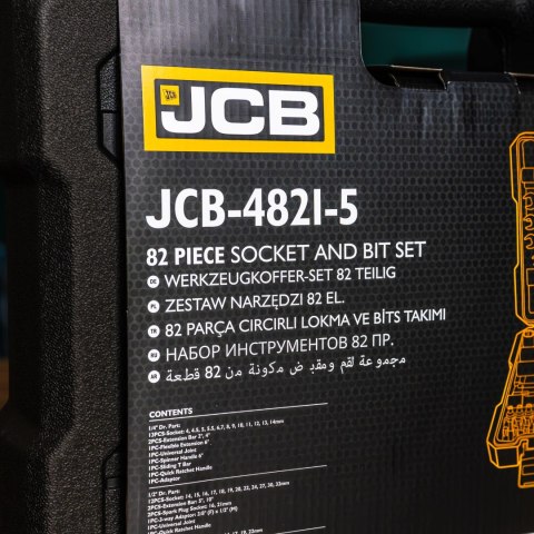 Zestaw kluczy nasadowych JCB 41082 108 el. 1/2" 1/4"
