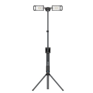 Akumulatorowa lampa budowlana 8000 lm ze zintegrowanym statywem Scangrip TOWER 8 CONNECT 03.6107C
