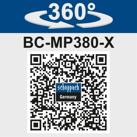 Bezszczotkowa kosiarka BC-MP380-X 20 V IXES Scheppach