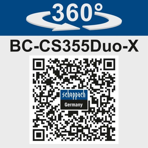 Bezszczotkowa piła łańcuchowa BC-CS355-Duo-X 20 V IXES Scheppach