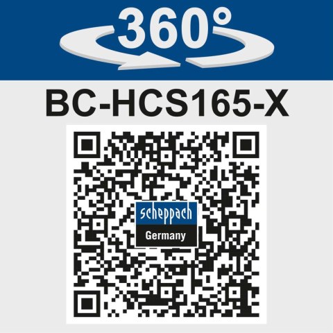Bezszczotkowa pilarka tarczowa BC-HCS165-X 20 V IXES Scheppach