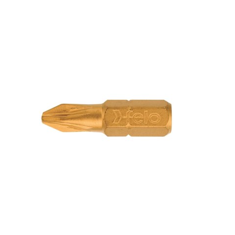 Bit krzyżowy PZ 1 FELO - 25 mm / TIN