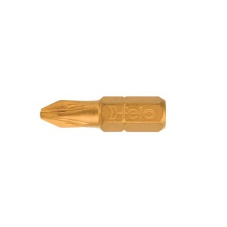 Bit krzyżowy PZ 2 FELO - 25 mm / TIN