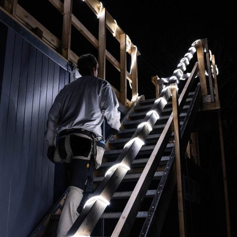 Budowlana Taśma LED na rusztowania 25 m 48 V 20 000 lm ROPE LIGHT 03.5815 SCANGRIP