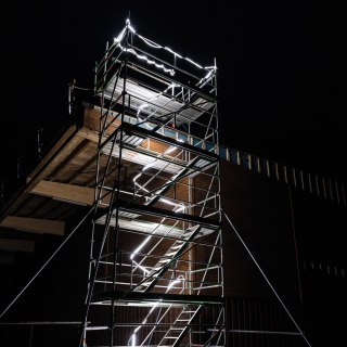 Budowlana Taśma LED na rusztowania 50 m 50000 lm ROPE LIGHT 50 03.5820 SCANGRIP