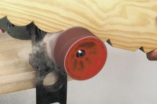 Cylinder szlifierski 75x80 mm Wolfcraft - trzpień 8 mm