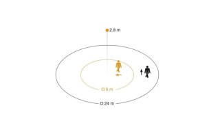 Czujnik obecności i ruchu Steinel IS 2360-3 ECO fi 24m max. 2000W IP54 230V biały MP konfekcja 1szt.