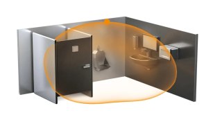 Czujnik obecności i zmierzchu HF 360-2 KNX V3.5 Bluetooth Mesh podtynkowy IP20 kwadrat biały