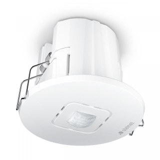 Czujnik obecności i zmierzchu Steinel IR MICRO Office 6m DALI-2 APC Bluetooth Mesh podtynkowy z łapkami IP20 okrągły biały