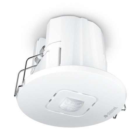 Czujnik obecności i zmierzchu Steinel IR MICRO Office 6m DALI-2 APC Bluetooth Mesh podtynkowy z łapkami IP20 okrągły biały
