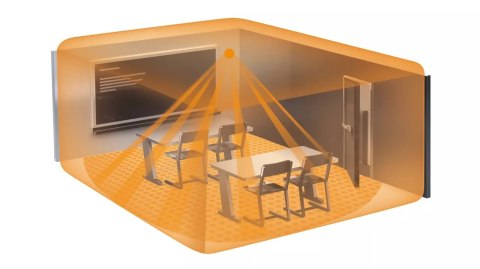 Czujnik obecności i zmierzchu Steinel IR Quattro DualTech US COM1 podtynkowy IP20 kwadrat biały