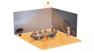 Czujnik obecności i zmierzchu Steinel IR Quattro HD dali duo natynkowy IP20 kwadrat biały