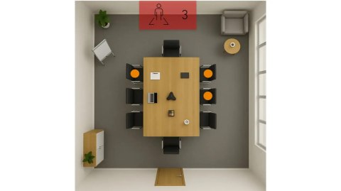 Czujnik prawdziwej obecności zmierzchu EO IP AP IP20 Bluetooth Mesh czarny RAL 9005 / tworzywo sztuczne