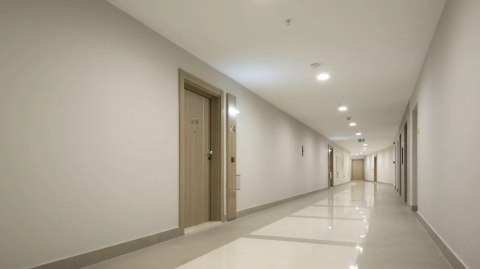 Czujnik ruchu i zmierzchu IS 345 KNX V3.1 podtynkowy IP20 kwadrat biały