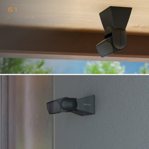 Czujnik ruchu i zmierzchu Steinel IS-1 czarny 500W IP54 120 stopni maks.10 m 230V / tworzywo sztuczne