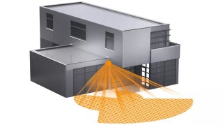 Czujnik ruchu i zmierzchu Steinel SensIQ S KNX V3 regulowane 3 strefy 2-20m IP54 antracyt