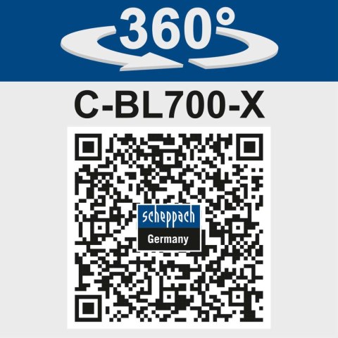 Dmuchawa do liści C-BL700-X 20 V IXES Scheppach