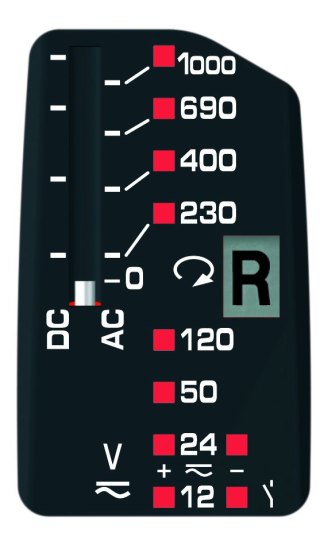 Duspol Analog dwubiegunowy wskaźnik napięcia BENNING 12-1000V AC/DV CAT IV 600V CAT III 1000V IP65
