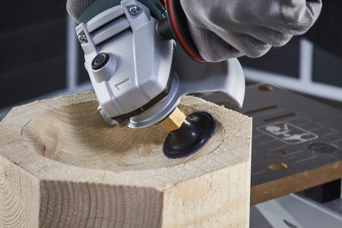 Dysk szlifierski i krążki ścierne fi50 mm do szlif. kąt. w zestawie, 4 cz. Wolfcraft