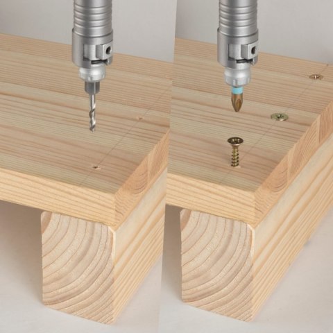 FLIPBIT, uchwyt dwustronny do montażu akcesoriów. Zestaw startowy, Wolfcraft