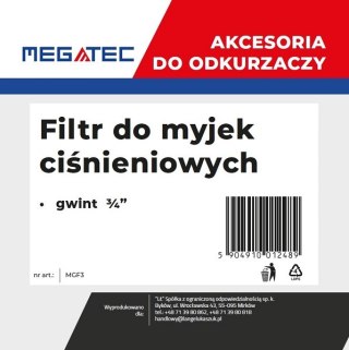 Filtr Megatec do myjek ciśnieniowych