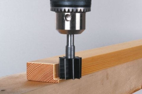 Frez cylindryczny 25 mm Wolfcraft - WS