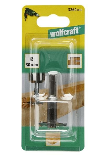 Frez szczelinowy 30 mm Wolfcraft - WS, trzpień 8 mm