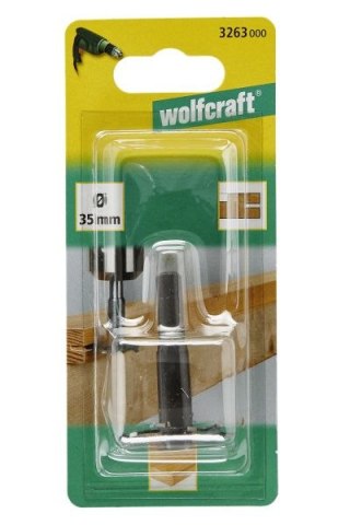 Frez szczelinowy 35 mm Wolfcraft - WS, trzpień 8 mm