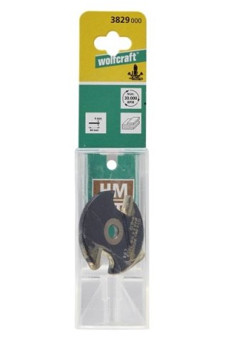 Frez tarczowy do rowków 40/4 mm Wolfcraft - HM, bez trzpienia