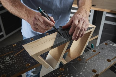 Kątownik pomiarowo traserski 3D VARIO - Wolfcraft