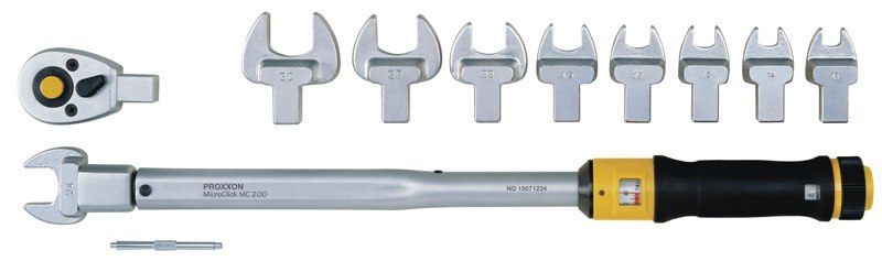 Klucz dynamometryczny PROXXON MicroClick MC 200-Multi o zakresie 40-200 Nm