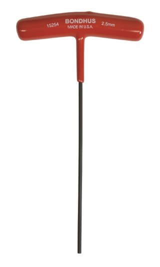 Klucz imbusowy 2,5 mm BONDHUS - uchwyt T dł. klingi 152 mm