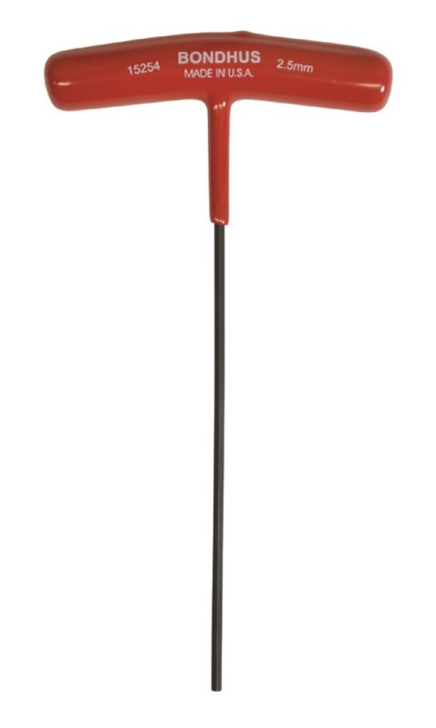 Klucz imbusowy 2,5 mm BONDHUS - uchwyt T dł. klingi 152 mm