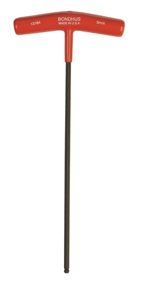 Klucz imbusowy 5,0 BONDHUS - uchwyt T - z kulką, dł. klingi 246 mm