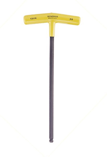 Klucz imbusowy calowy 3/8 BONDHUS - uchwyt T, z kulką, dł. klingi 300 mm